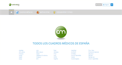 Desktop Screenshot of cuadrosmedicos.com